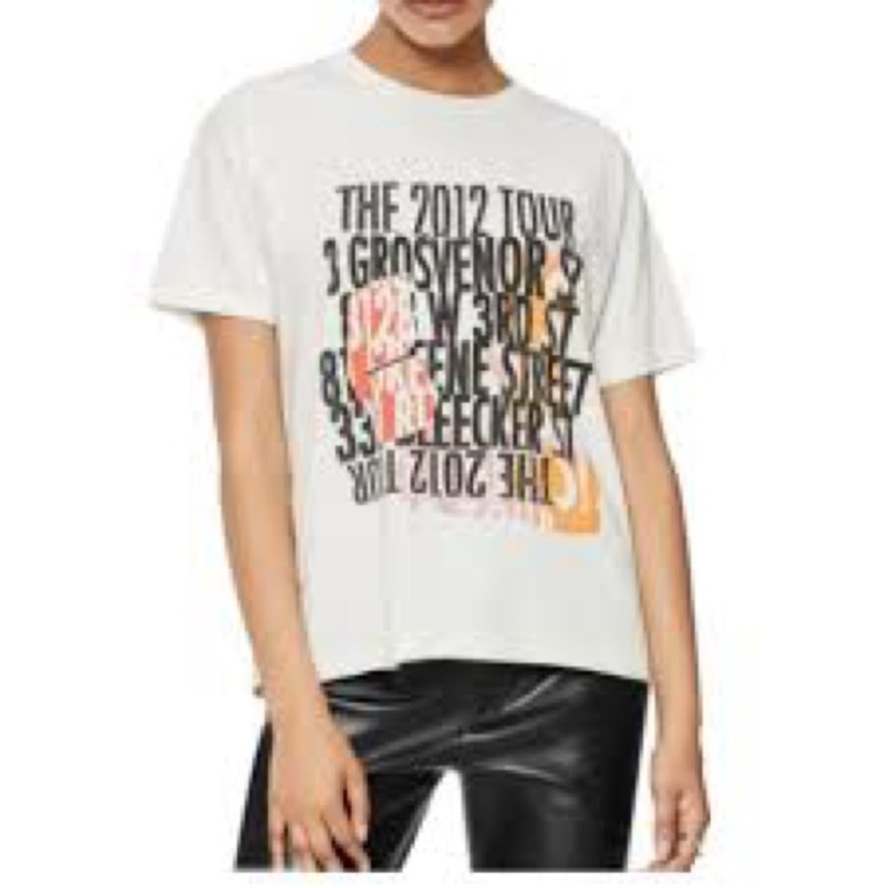 Preowned | Anine Bing 2012 Tour Graffiti Tee | SZ L